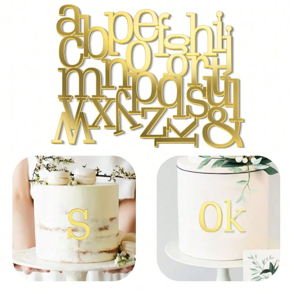 1set Golden Mirror Acrylic A-Z – Event Z Bewertung und Preis