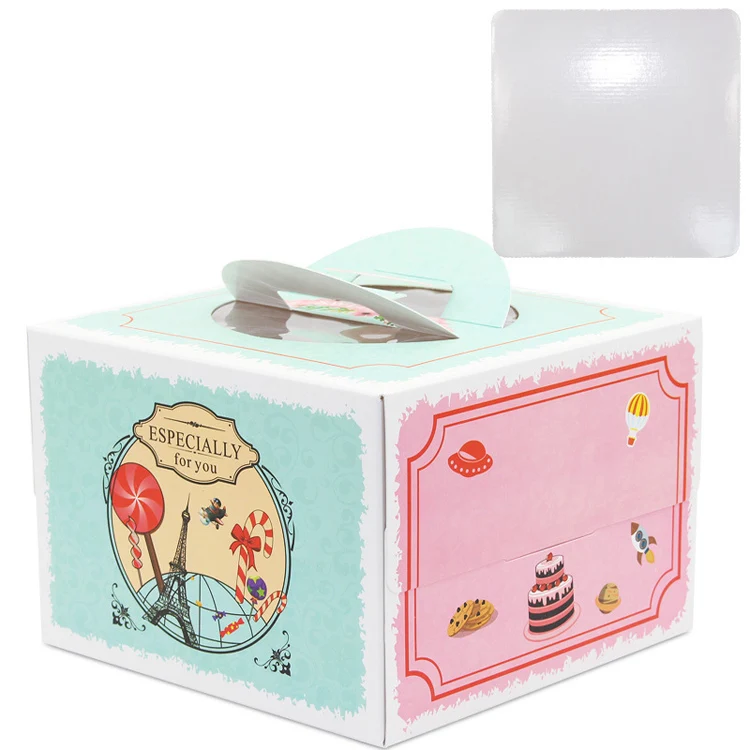5pcs 8inch cake box with windo – Party Event Supplier Bewertung und Preis