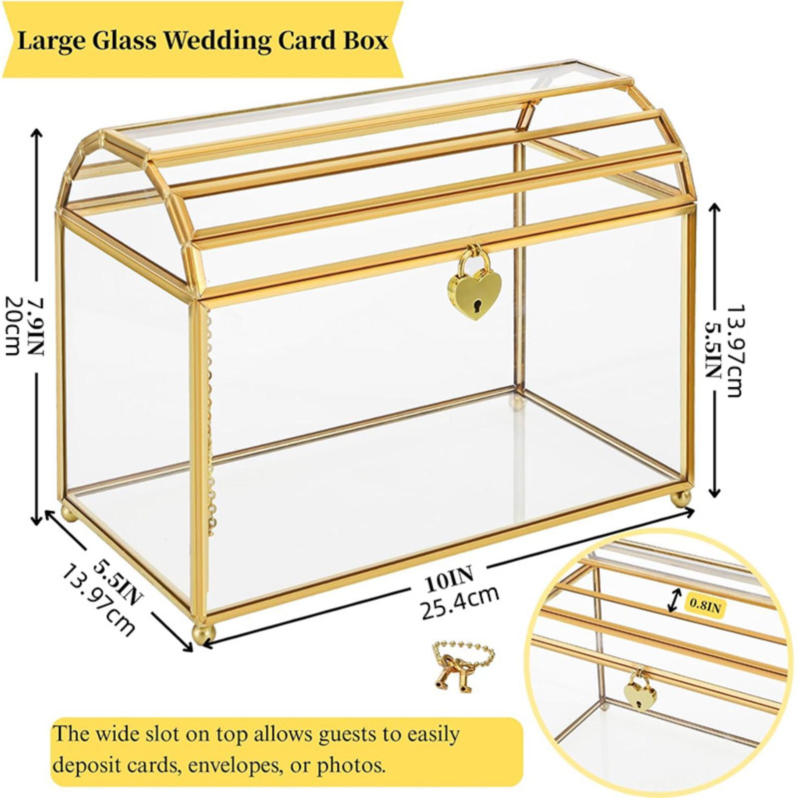 Glass Wedding Card Box Storage – Event Party Box Bewertung und Preis
