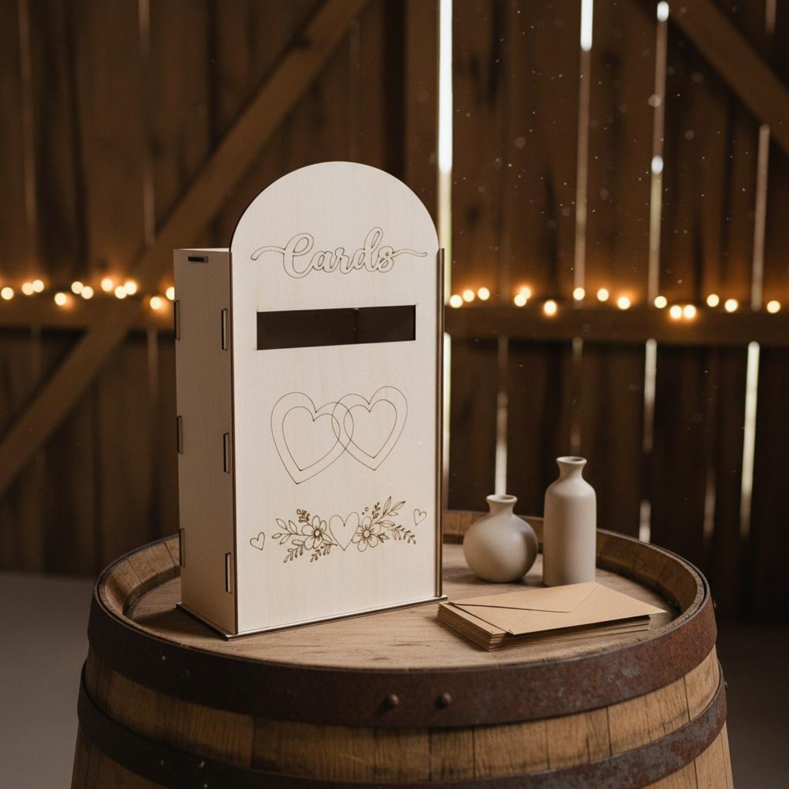 Wooden Wedding Card Box Laser  – Event Party Box Bewertung und Preis