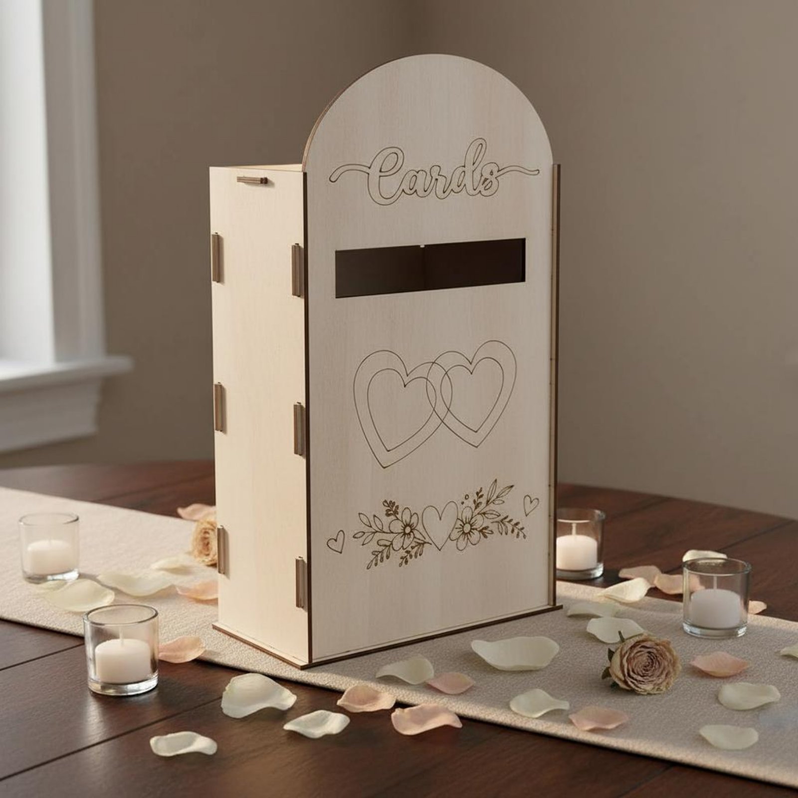 Wooden Wedding Card Box Laser  – Event Party Box Bewertung und Preis
