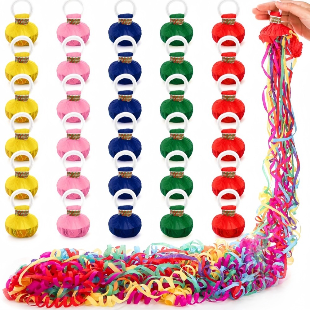 10pcs Hand Throwing Ribbon Pul – Confetti Cannon Tube Bewertung und Preis