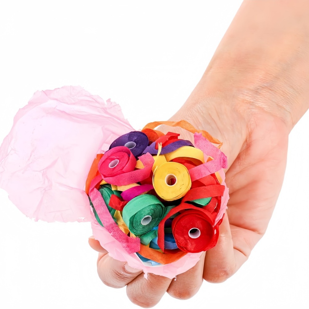 10pcs Hand Throwing Ribbon Pul – Confetti Cannon Tube Bewertung und Preis
