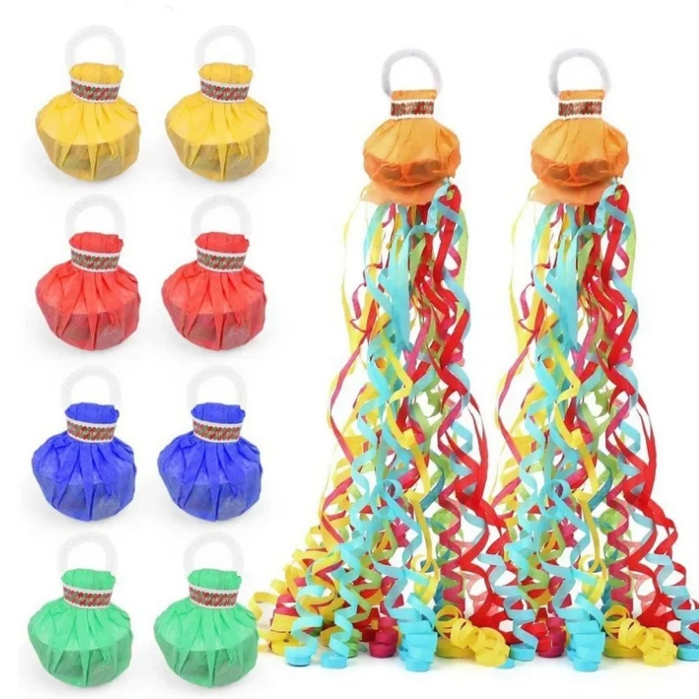 10pcs Hand Throwing Ribbon Pul – Confetti Cannon Tube Bewertung und Preis