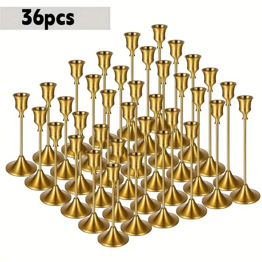 36 Pcs Taper Candle Holders Bu – Centerpiece Stick Bewertung und Preis