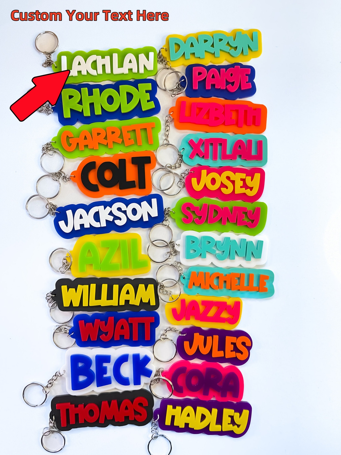 Customized Keyring with Name o – Event Suppliers Bewertung und Preis