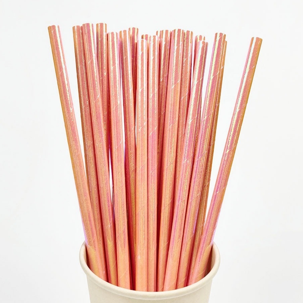25Pcs Pearlescent Bronzing Pap – Paper Straw Color Bewertung und Preis