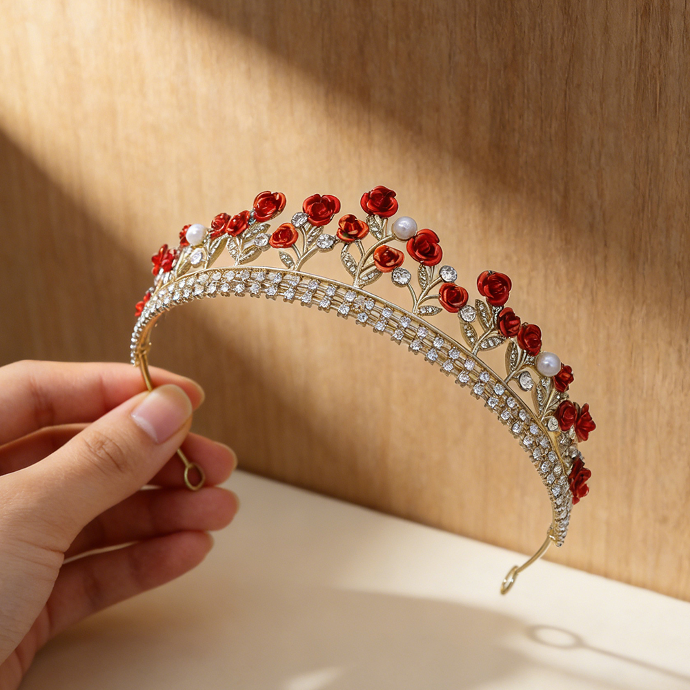 Baroque Crown Wedding Headwear – Supply Event Bewertung und Preis