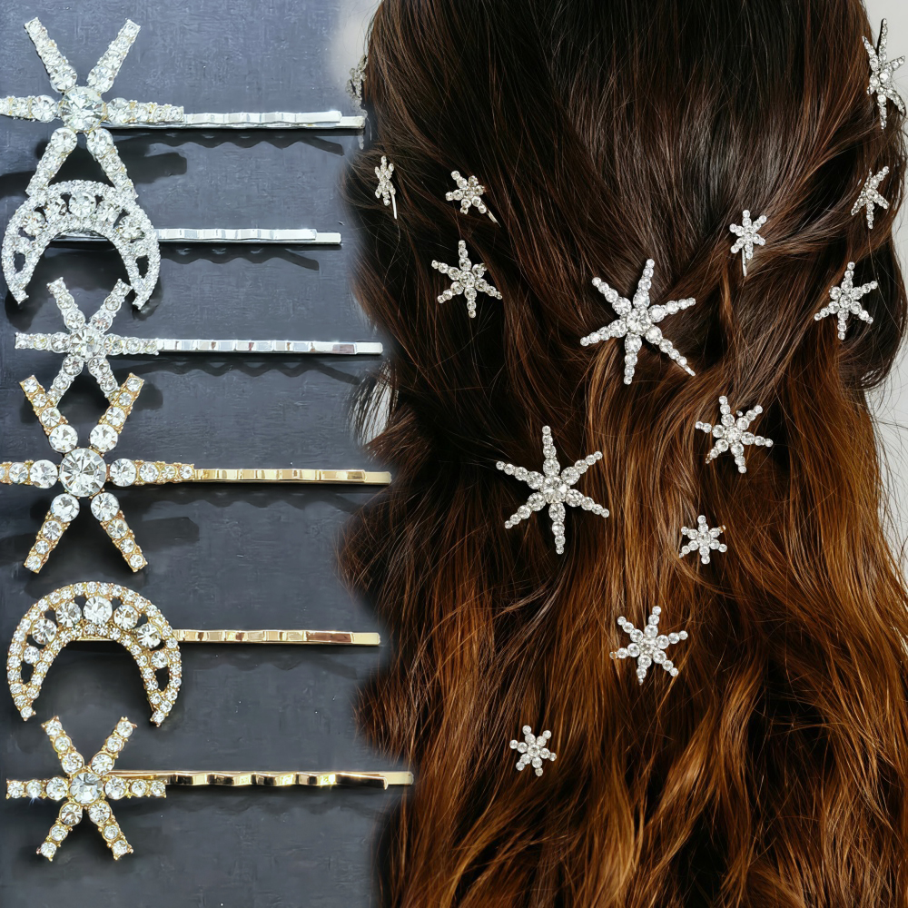 3/4 pcs set Crystal Star Hairp – Event Suppliers Bewertung und Preis