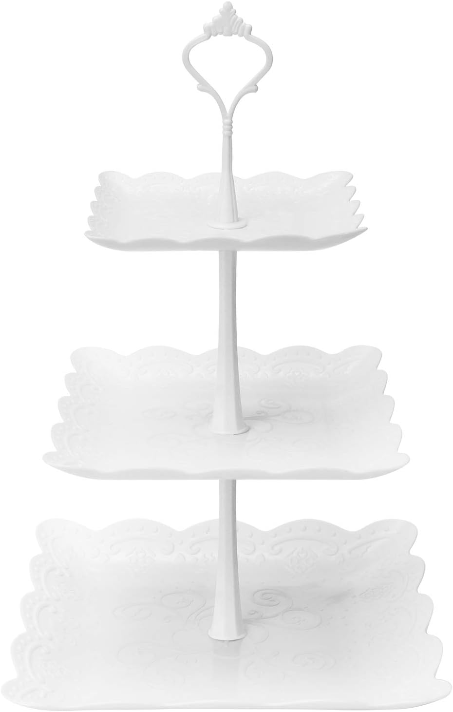 3 Tier Cupcake Stand, Plastic  – Cupcake Stand Tier Bewertung und Preis