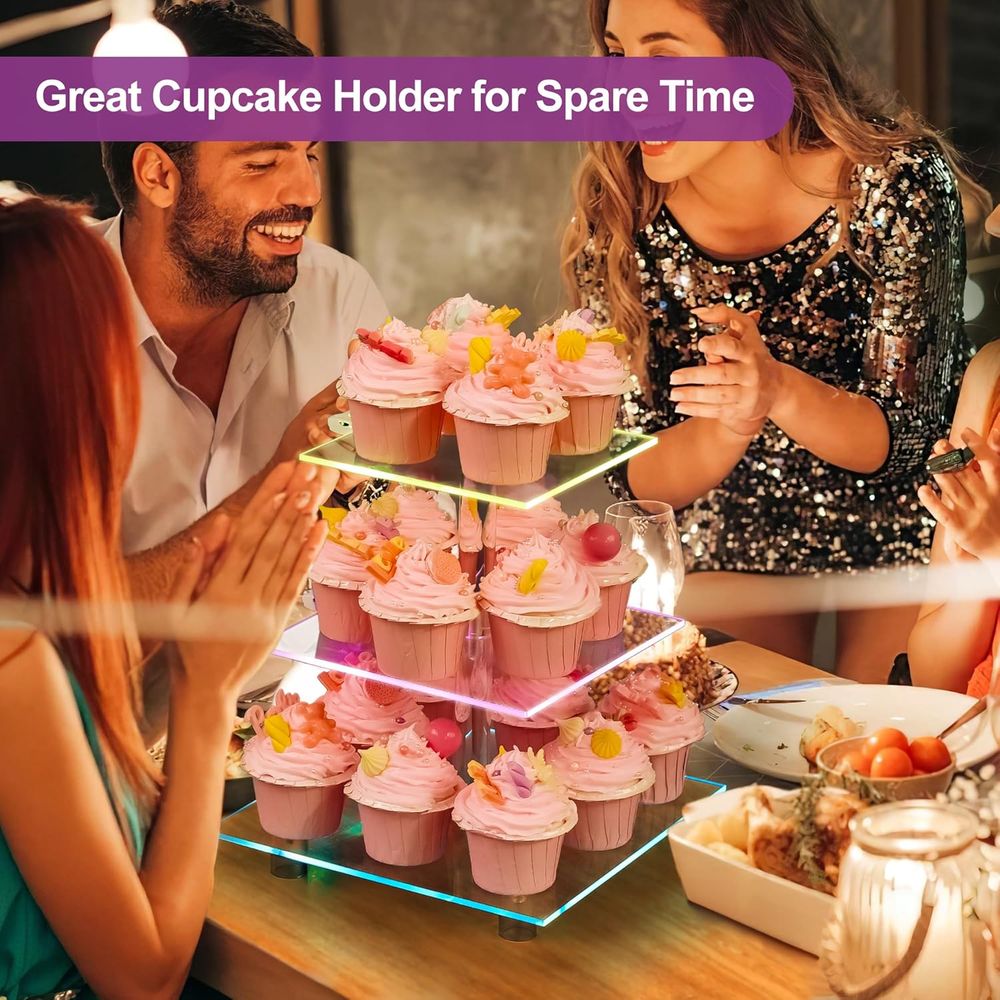 3-Tier Acrylic Cupcake Tower w – Cupcake Stand Tier Bewertung und Preis