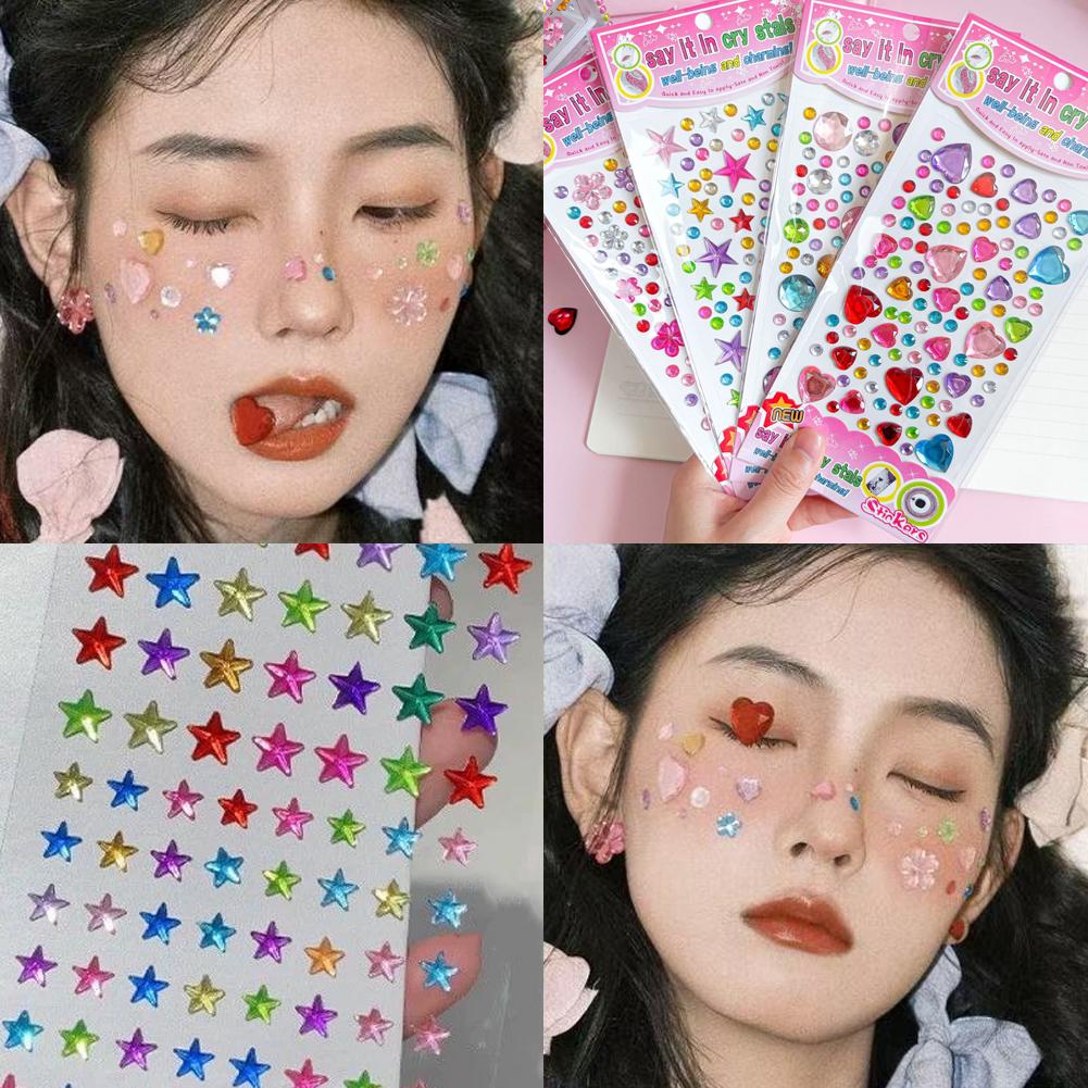 Self-Adhesive Face Rhinestones – Event Party Bewertung und Preis
