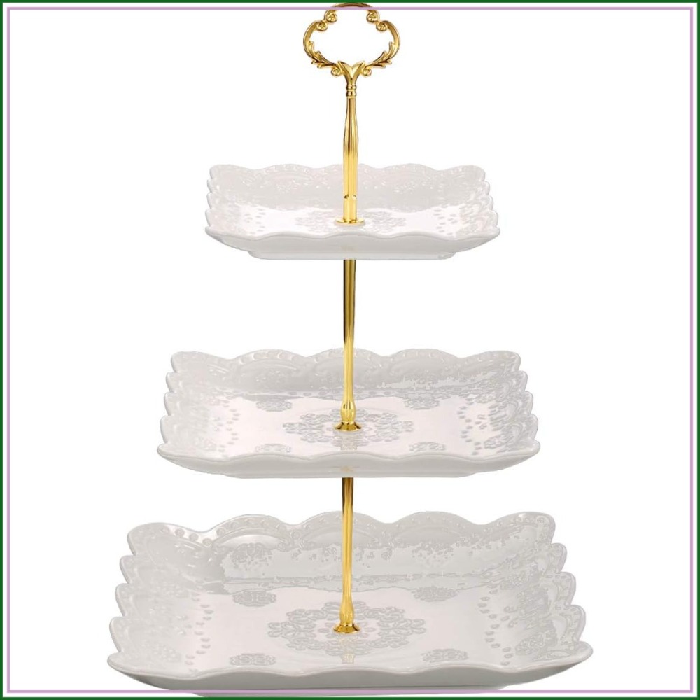 3 Tier Porcelain Cupcake Stand – Cupcake Stand Tier Bewertung und Preis