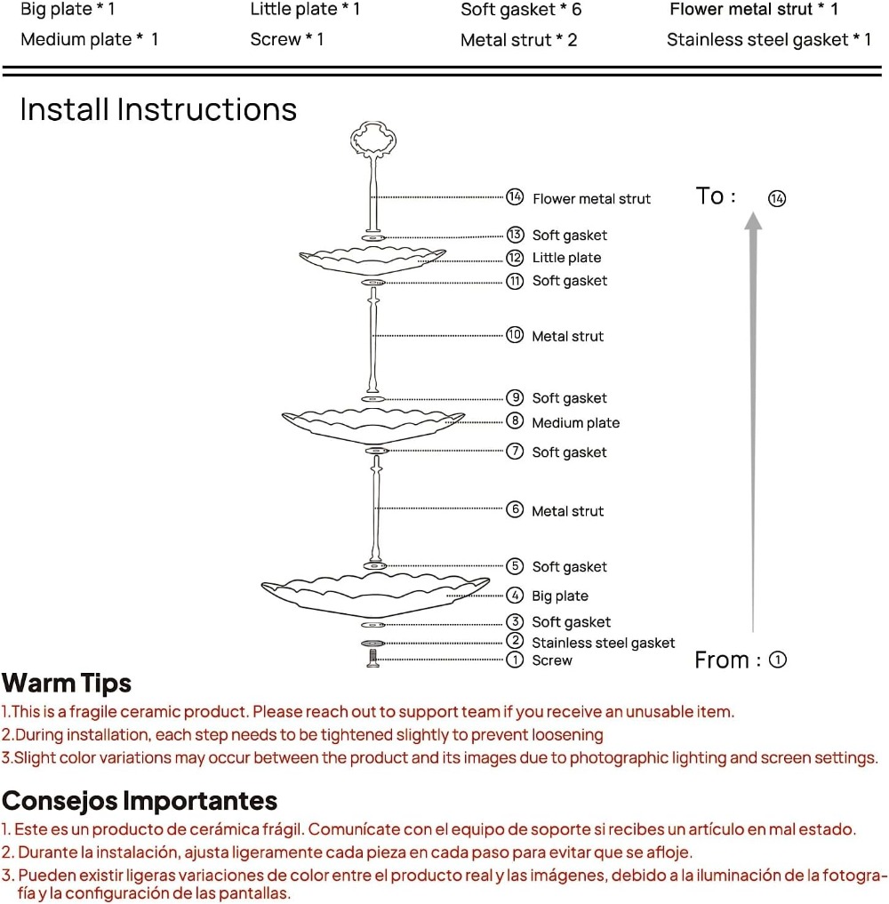 3 Tier Porcelain Cupcake Stand – Cupcake Stand Tier Bewertung und Preis