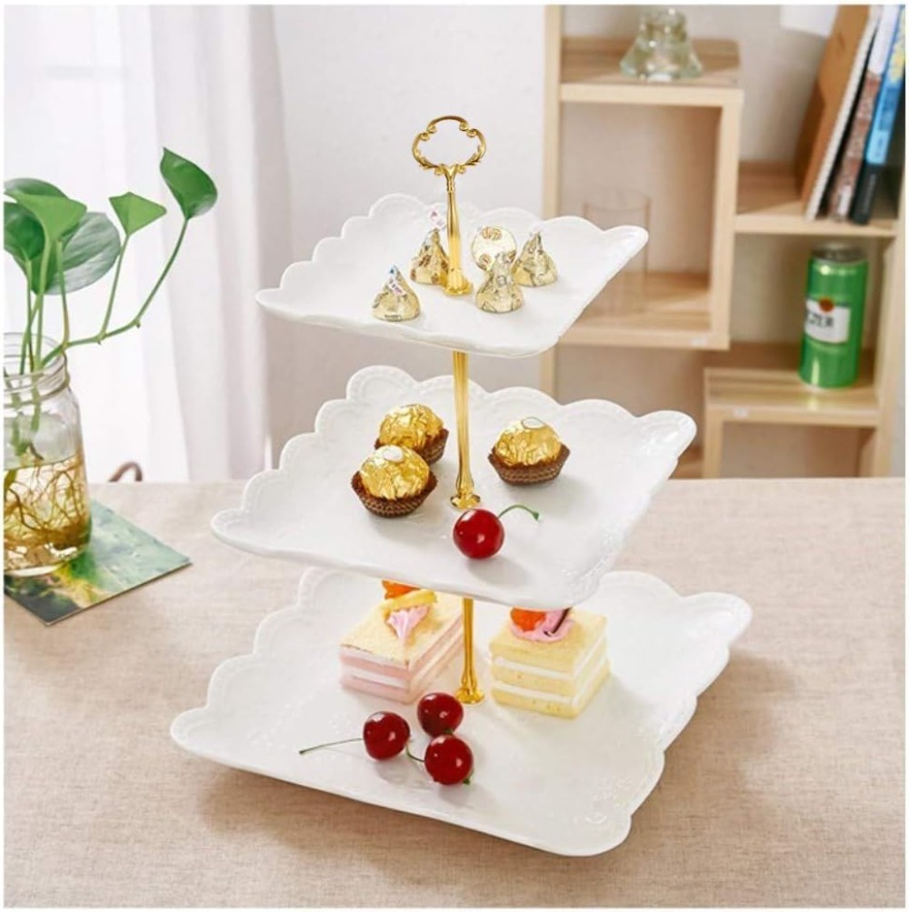 3 Tier Porcelain Cupcake Stand – Cupcake Stand Tier Bewertung und Preis