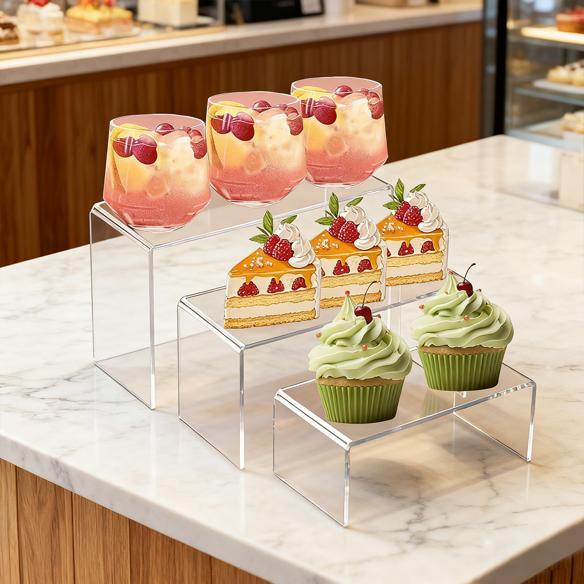 5pcs Acrylic Dessert Display S – Cupcake Stand Tier Bewertung und Preis