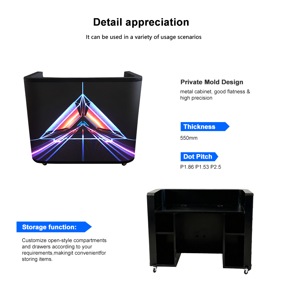 Full-Color P2.5 Front Desk Led – Event Party Dj Bewertung und Preis