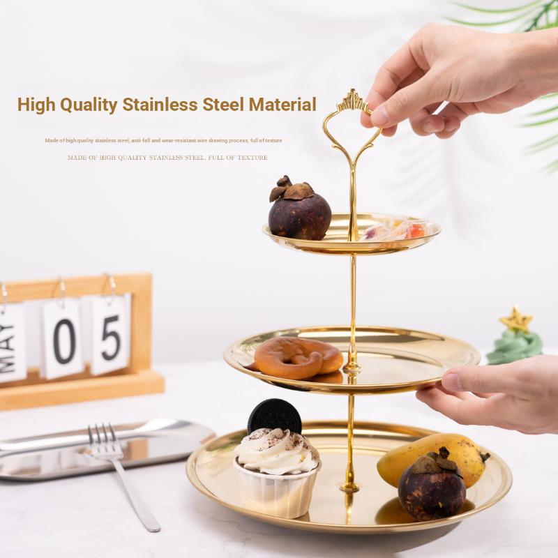 Gold Silver 2/3-Tier Cake Stan – Cupcake Stand Tier Bewertung und Preis