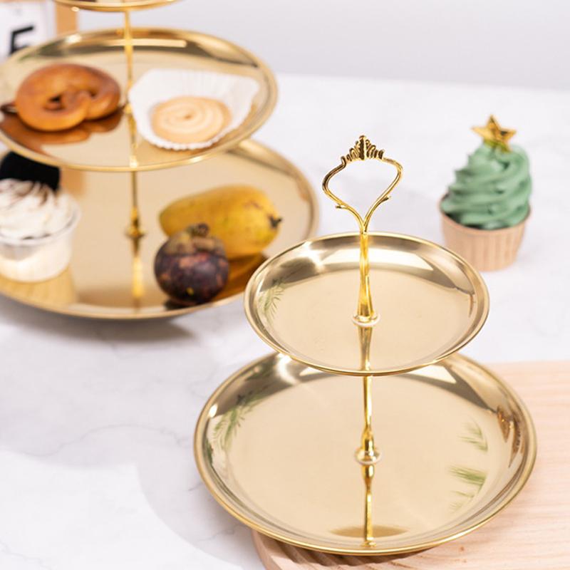 Gold Silver 2/3-Tier Cake Stan – Cupcake Stand Tier Bewertung und Preis