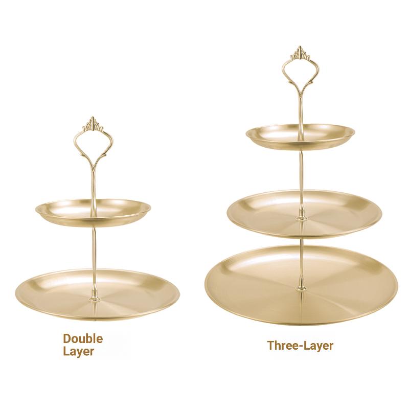 Gold Silver 2/3-Tier Cake Stan – Cupcake Stand Tier Bewertung und Preis
