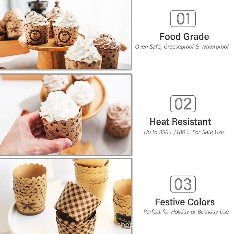 50Pcs/Pack Cupcake Paper Cups  – Plastic Cup 50Pcs Bewertung und Preis