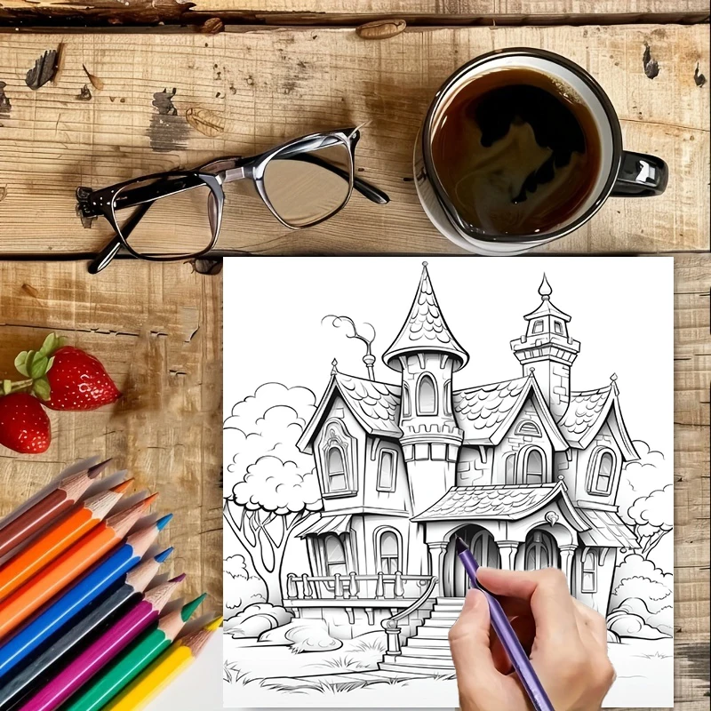 Haunted House Coloring Book fo – Supply Event Bewertung und Preis
