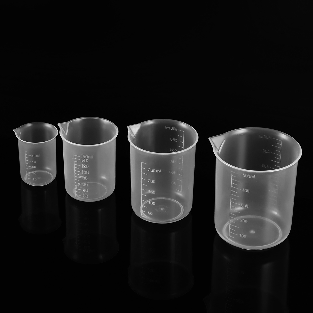 4pcs 50Ml 150Ml 250Ml 500Ml Pl – Plastic Cup 50Pcs Bewertung und Preis