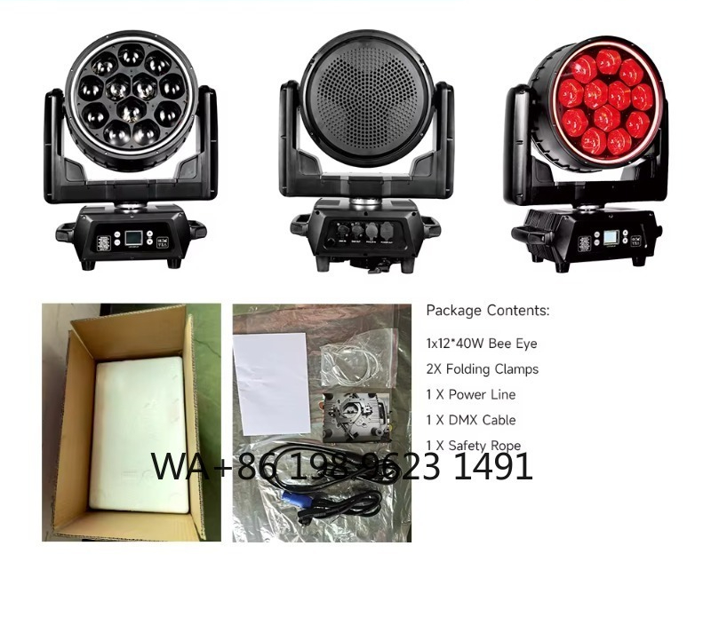 RGBW 4in1 Bee Eyes DMX Moving  – Event Party Dj Bewertung und Preis