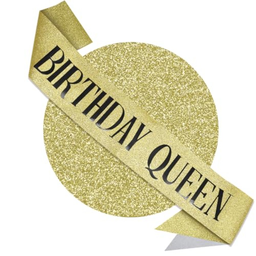 Birthday Queen Sash Glitter Go – Birthday Sash Glitter Bewertung und Preis