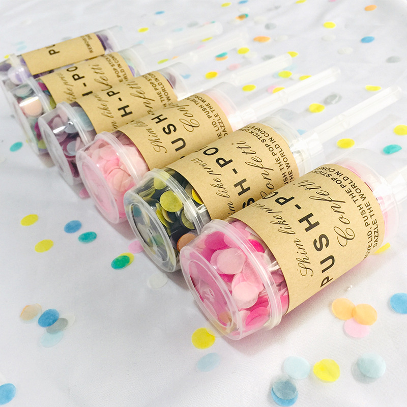 2pcs Multicolor Paper Scrap Fo – Confetti Cannon Tube Bewertung und Preis