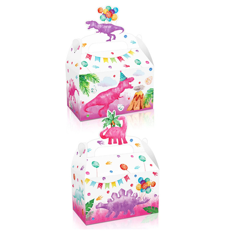 4/24Pcs Pink Dinosaur Candy Bo – Event Party Box Bewertung und Preis