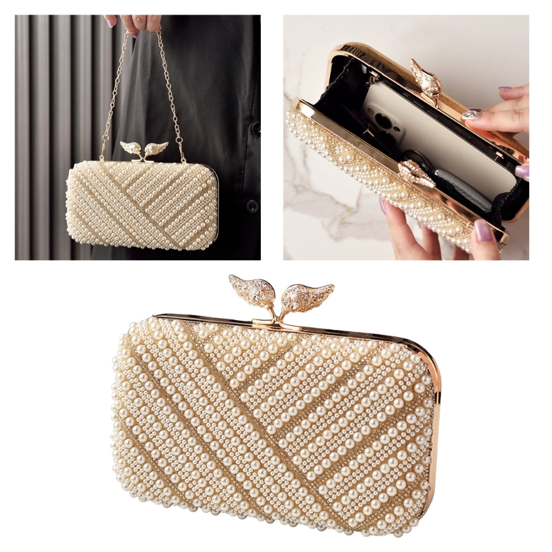 H3CB Elegant Faux Pearls Eveni – Event Party Box Bewertung und Preis