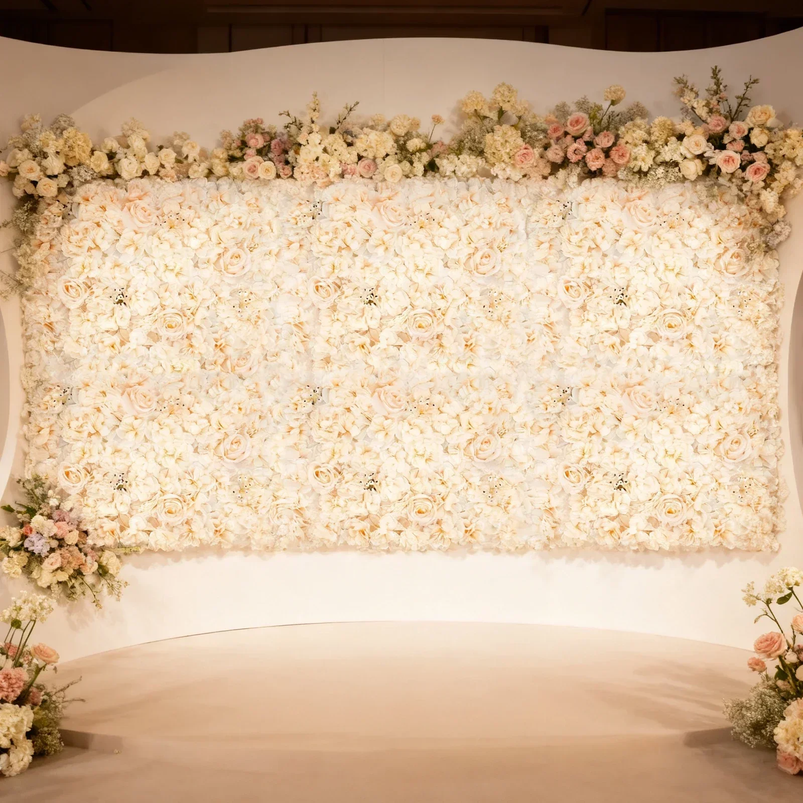 6 PCS 60*40cm Artificial Flowe – Flower Wall Panel Bewertung und Preis