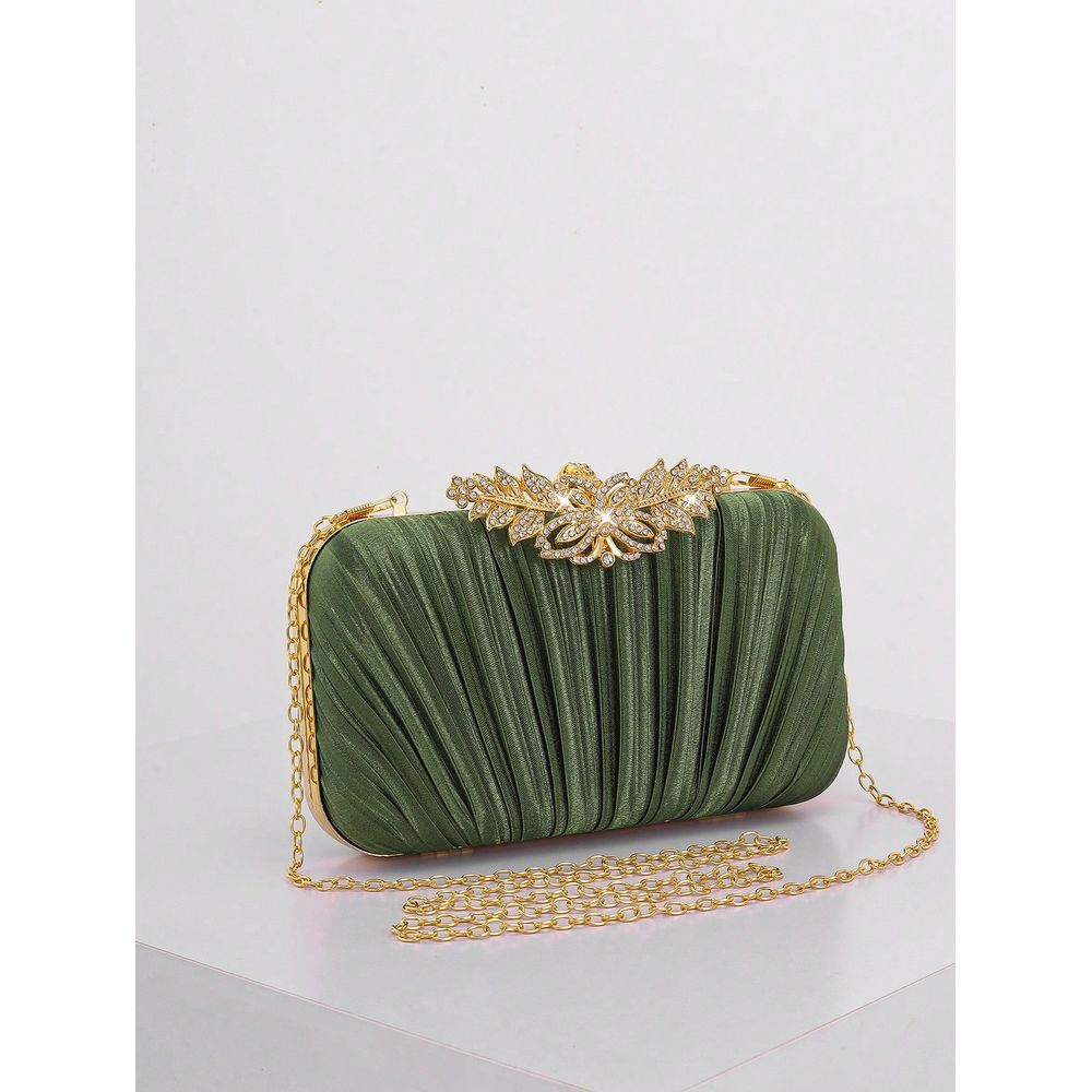 Fashion Rhinestone Decor Flap  – Event Party Box Bewertung und Preis