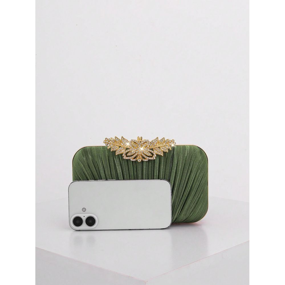 Fashion Rhinestone Decor Flap  – Event Party Box Bewertung und Preis
