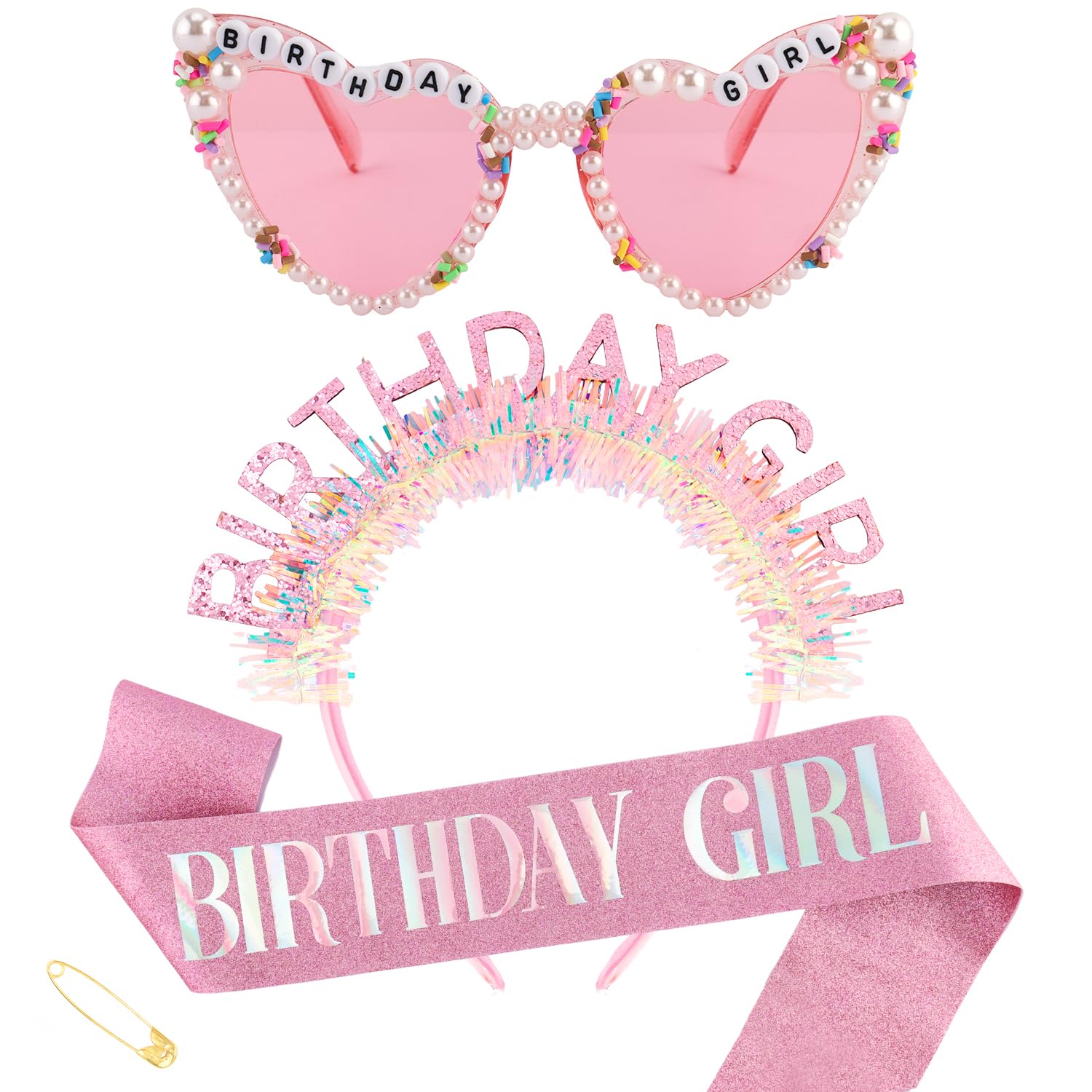Birthday Girl Headband Sash Su – Birthday Sash Glitter Bewertung und Preis