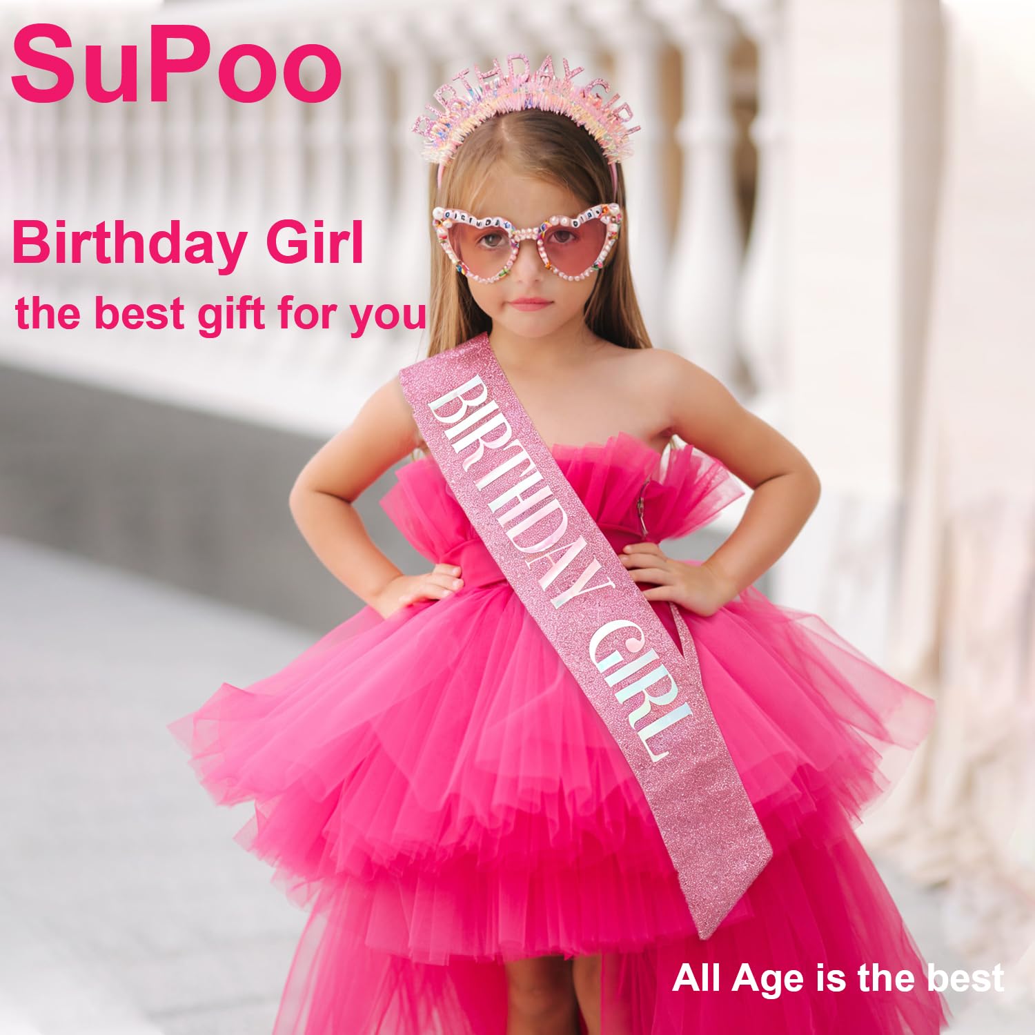 Birthday Girl Headband Sash Su – Birthday Sash Glitter Bewertung und Preis
