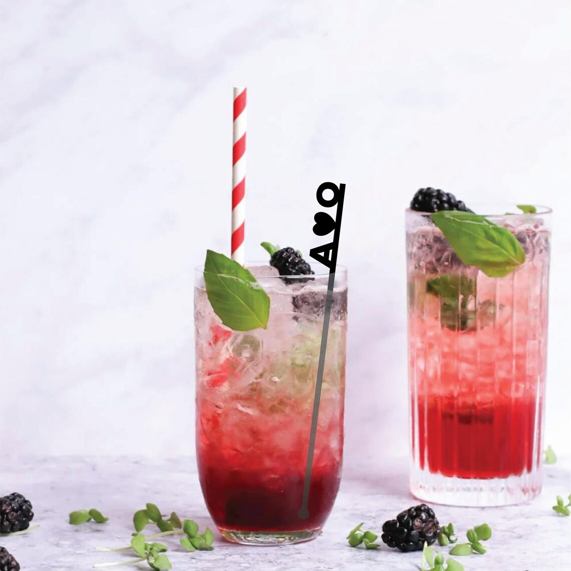 Personalized Wedding Cocktail  – Centerpiece Stick Bewertung und Preis