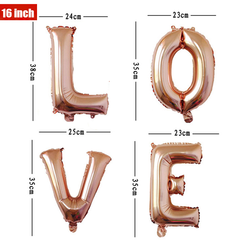 16 32 40 Inch Foil Letter Ball – Event Z Bewertung und Preis