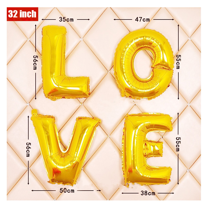 16 32 40 Inch Foil Letter Ball – Event Z Bewertung und Preis