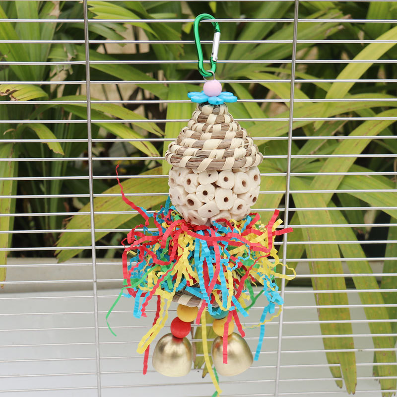 Bird toys, straw hats, colored – Paper Straw Color Bewertung und Preis