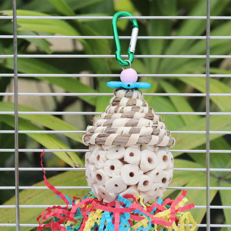 Bird toys, straw hats, colored – Paper Straw Color Bewertung und Preis