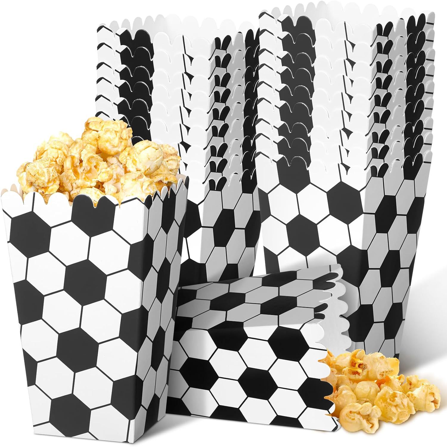 6/18Pcs  Football Popcorn Boxe – Event Party Box Bewertung und Preis