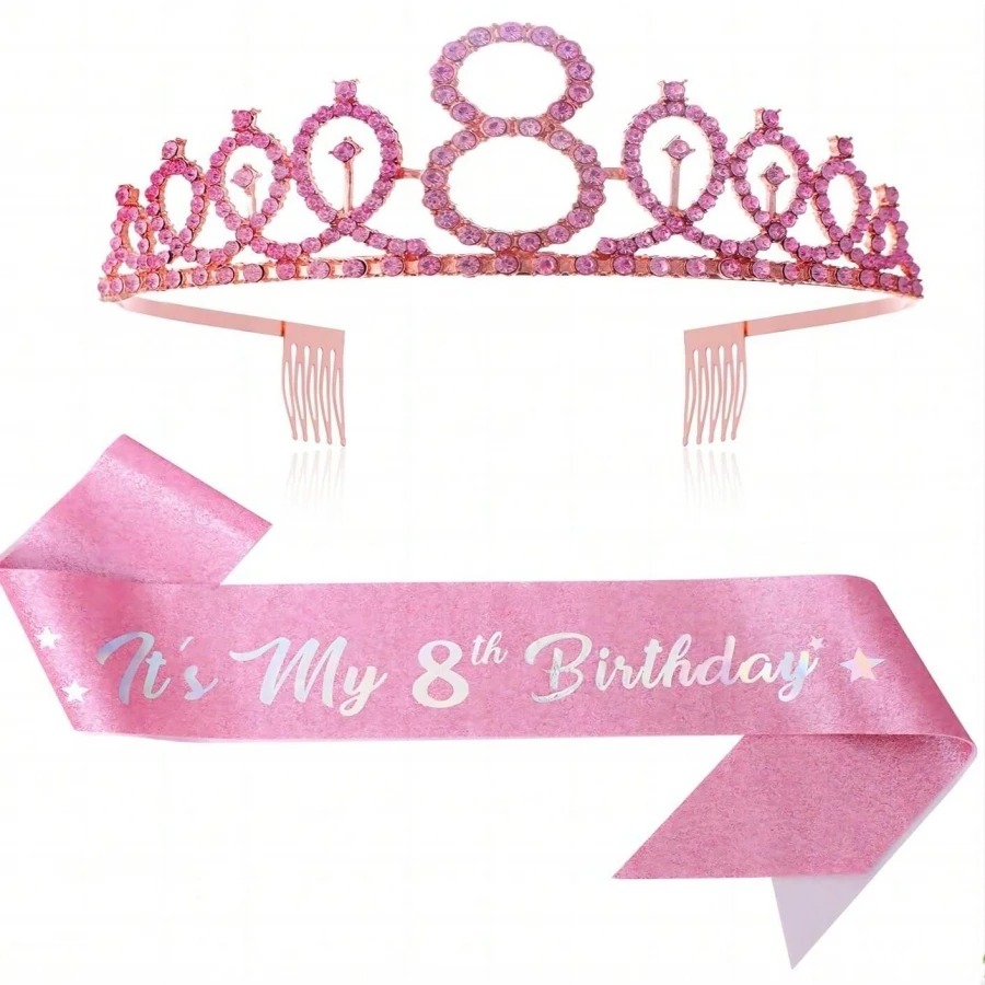 Glitter Birthday Crown Sash Wo – Birthday Sash Glitter Bewertung und Preis