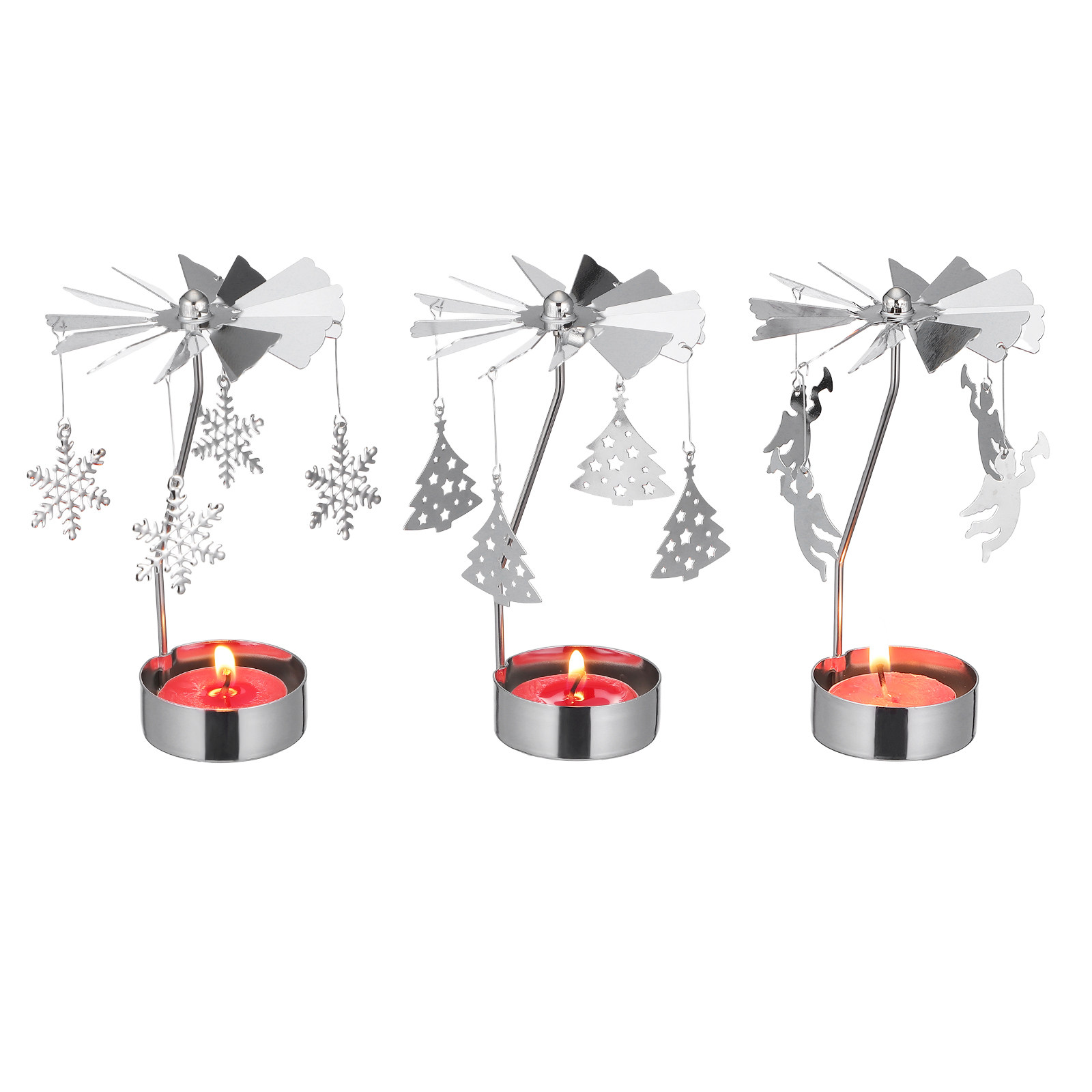 3Pcs Metal Rotating Candlehold – Centerpiece Stick Bewertung und Preis