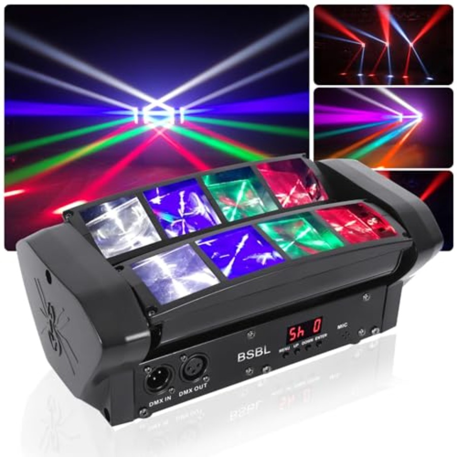 RGBW Moving Head DJ Light LED  – Event Party Dj Bewertung und Preis