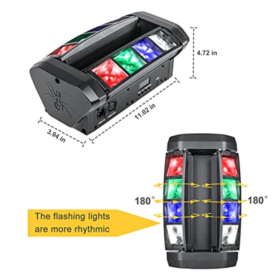 RGBW Moving Head DJ Light LED  – Event Party Dj Bewertung und Preis