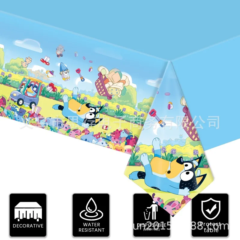 New Bluey Tablecloth Birthday  – Supply Event Bewertung und Preis