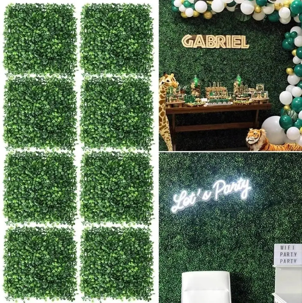 10 Pcs 25 CM Artificial Eucaly – Flower Wall Panel Bewertung und Preis