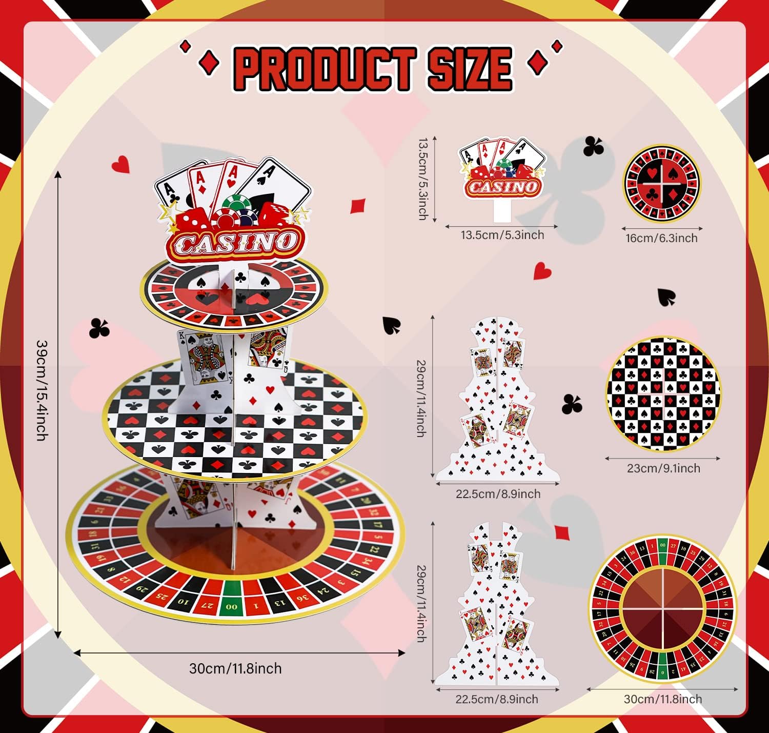 Casino Cupcake Stand 3 Tier fo – Cupcake Stand Tier Bewertung und Preis